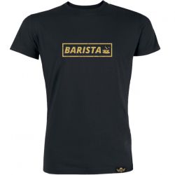 T-shirt Barista Gold Frame