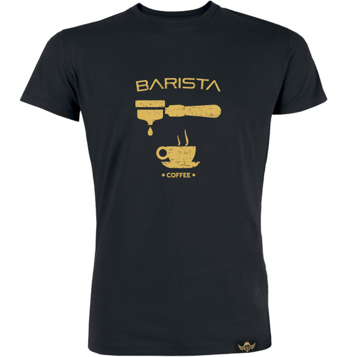 T-shirt Barista Portafilter Gold