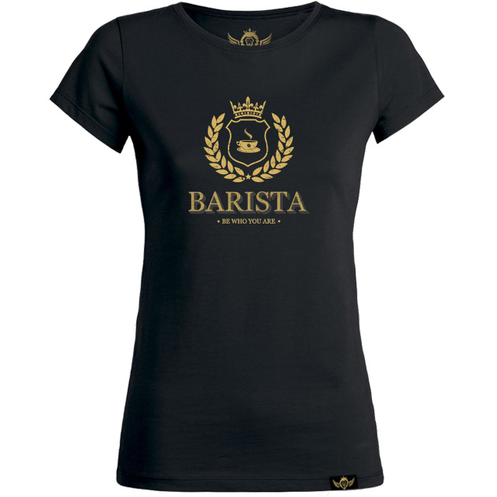 Ladies T-shirt Be Who You Are Gold